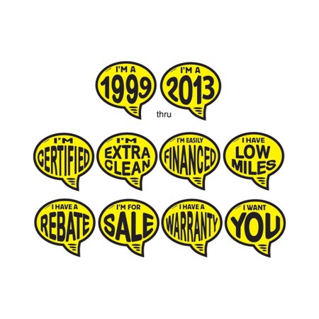 Ez Line Yellow & Black Auto Bubbles Pk 205-Y